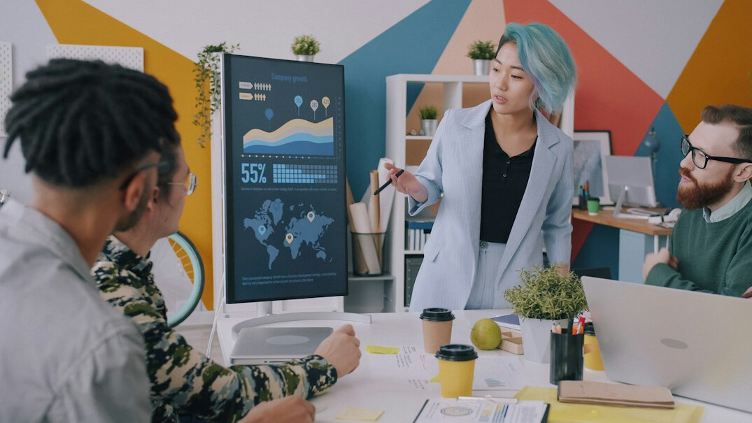 business team analyzing charts